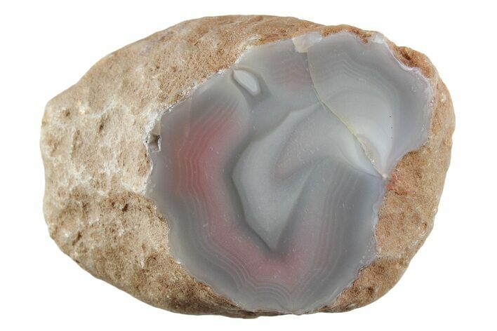 Colorful Polished Banded Agate - Zimbabwe #355906
